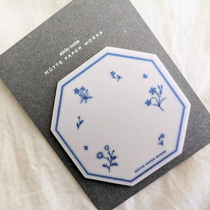 Hutte Paper Works / Tracing Paper Sticky Note -BLUEF LORAL series