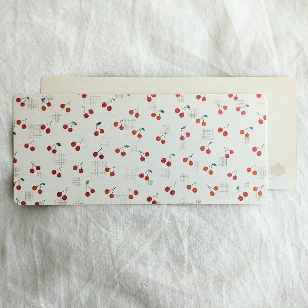 Yuko Omori / Note card -cherry