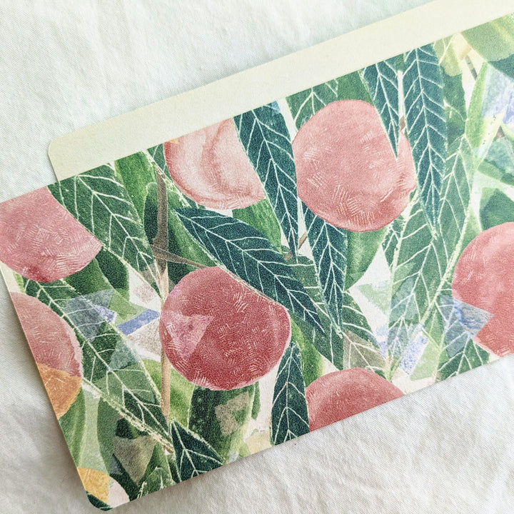 Yuko Omori / Note card -peach