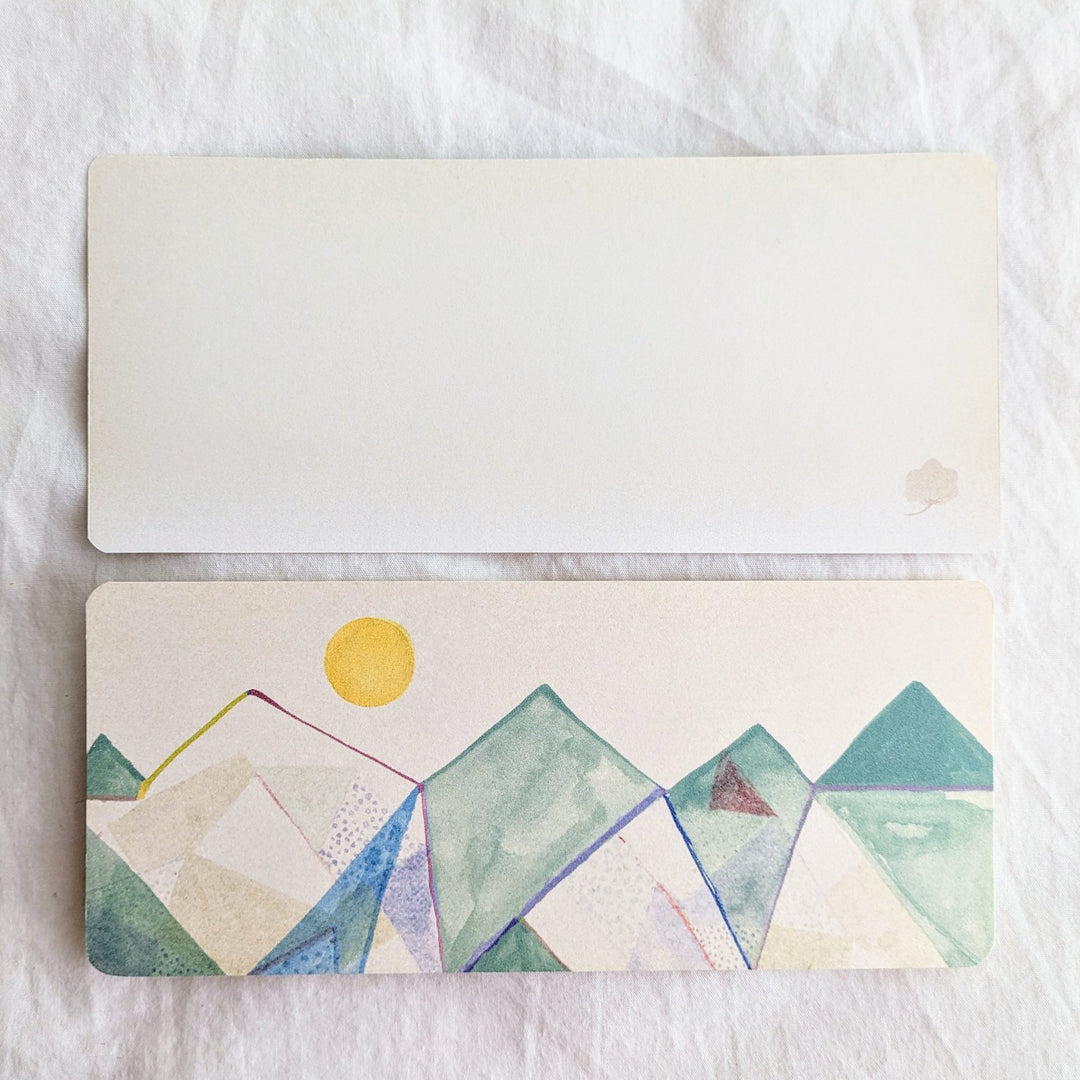 Yuko Omori / Note card -sankaku yama