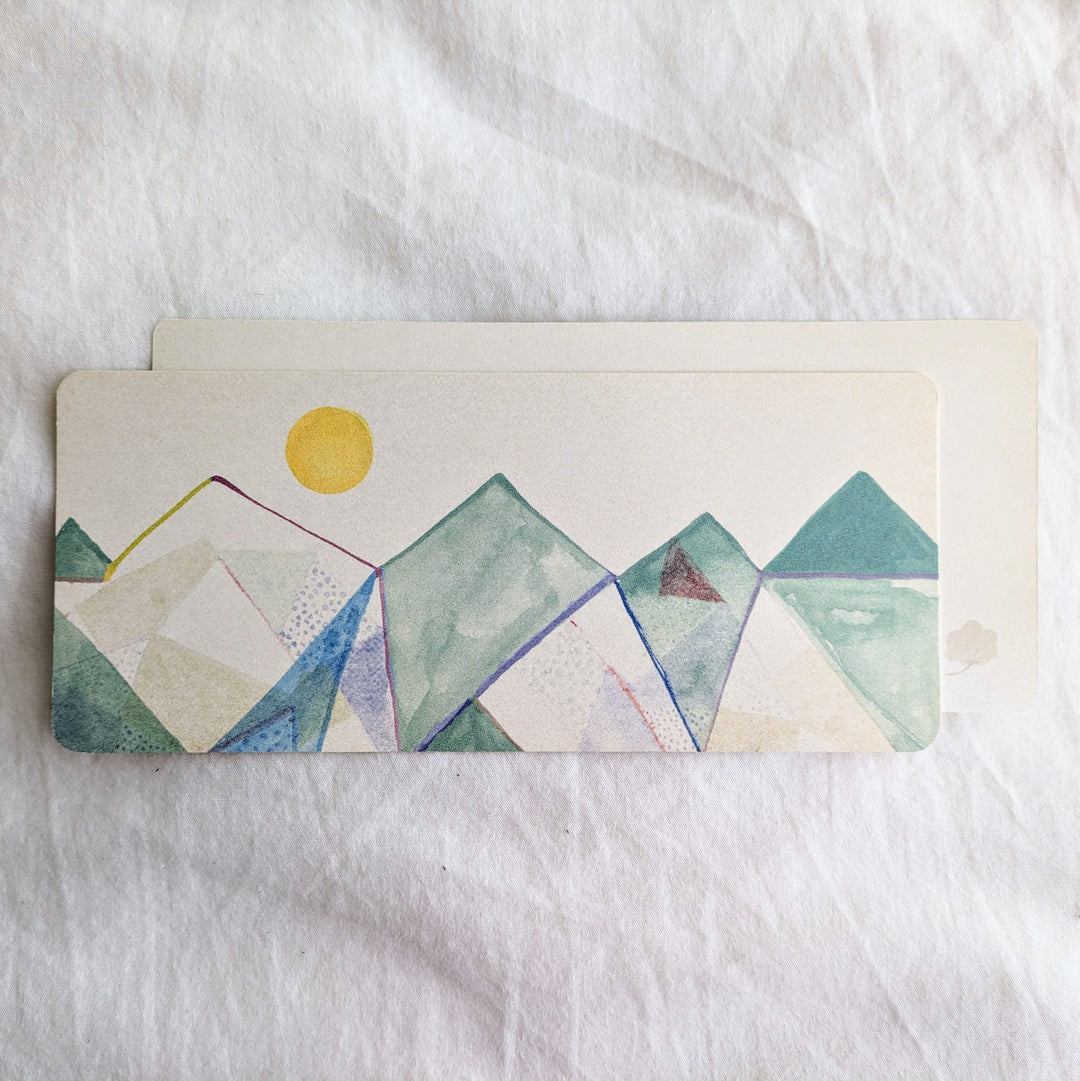 Yuko Omori / Note card -sankaku yama