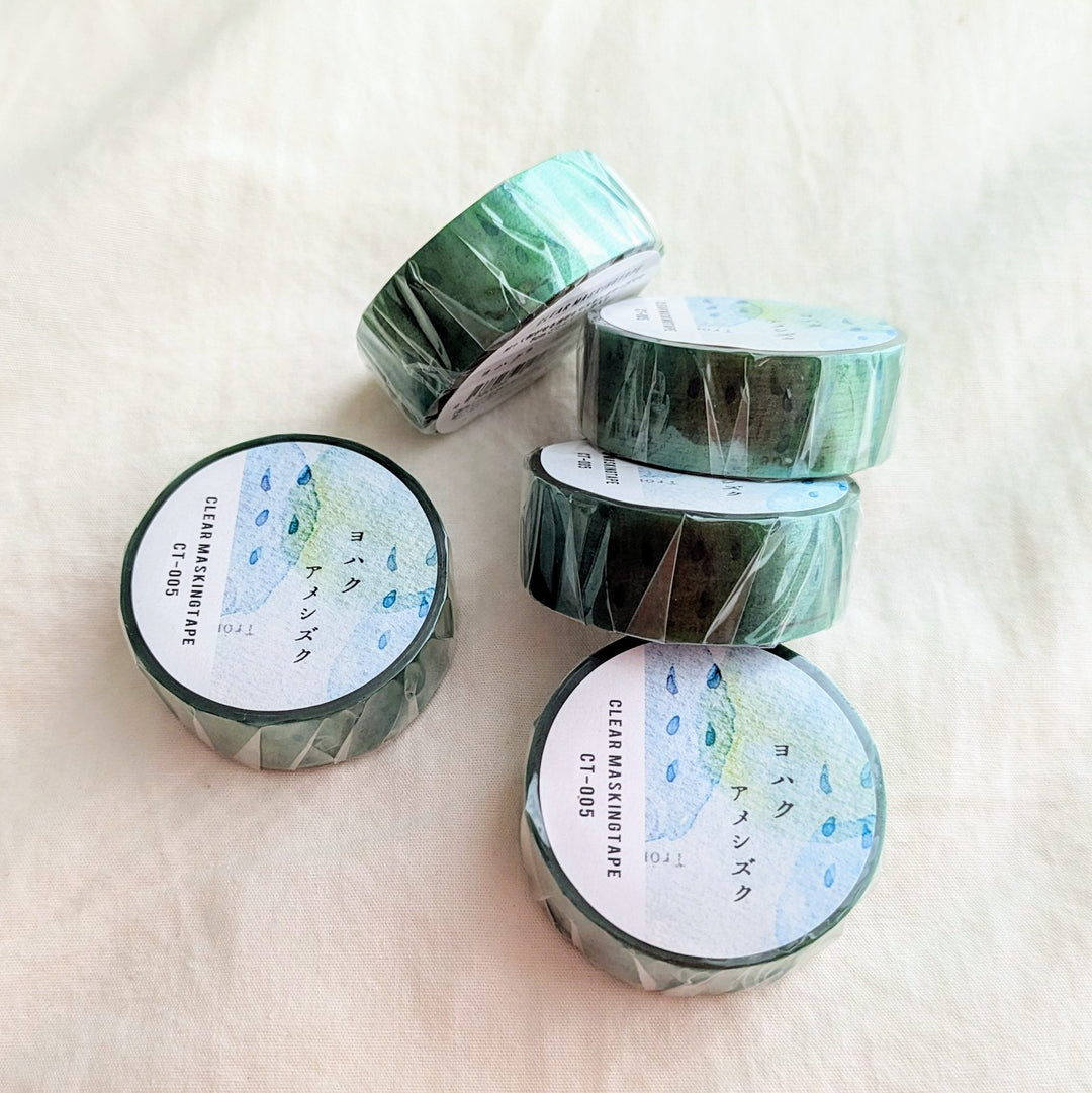 Yohaku Crear Masking Tape -Drip of rain CT-005