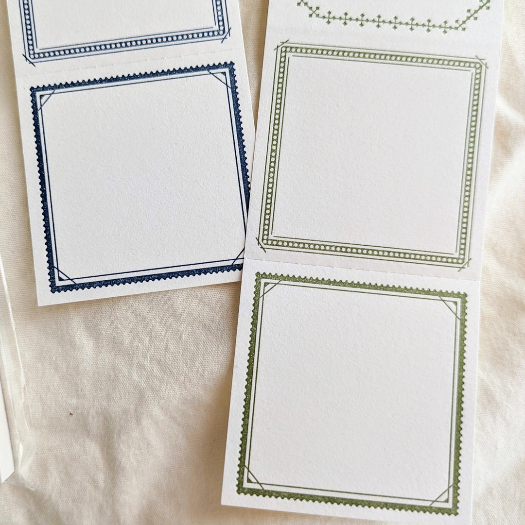 OEDA LETTERPRESS / Limited Color 3pattern Label Book [Matsuba&Usuhanada]