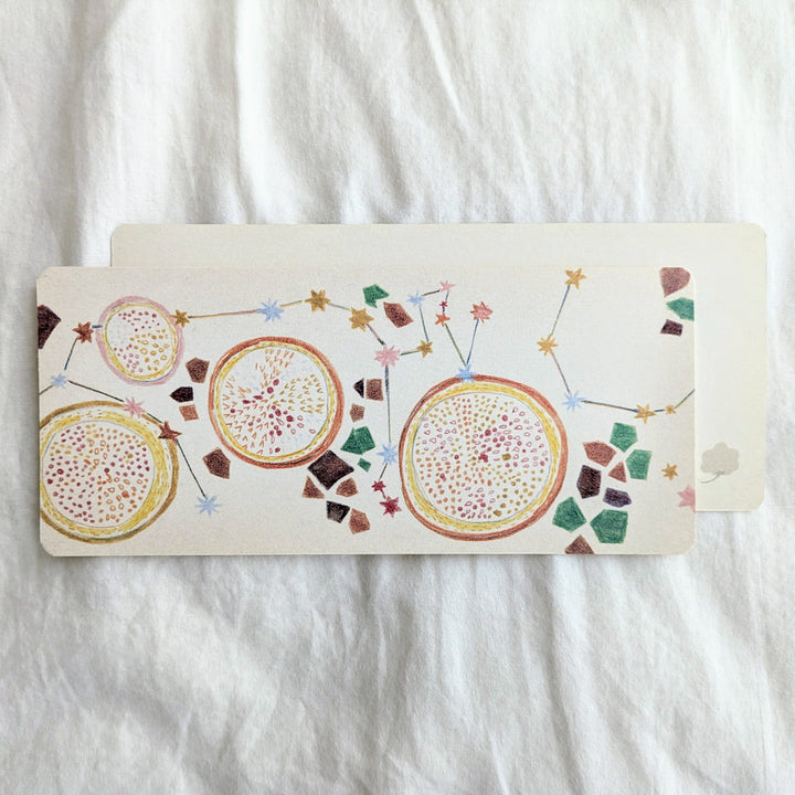 Yuko Omori / Note card -orange