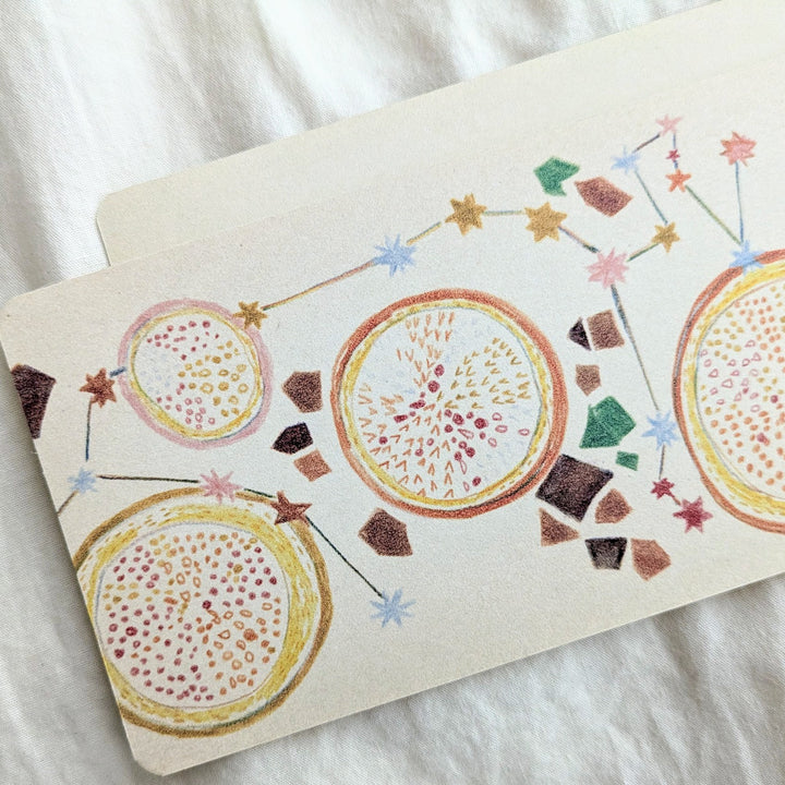 Yuko Omori / Note card -orange
