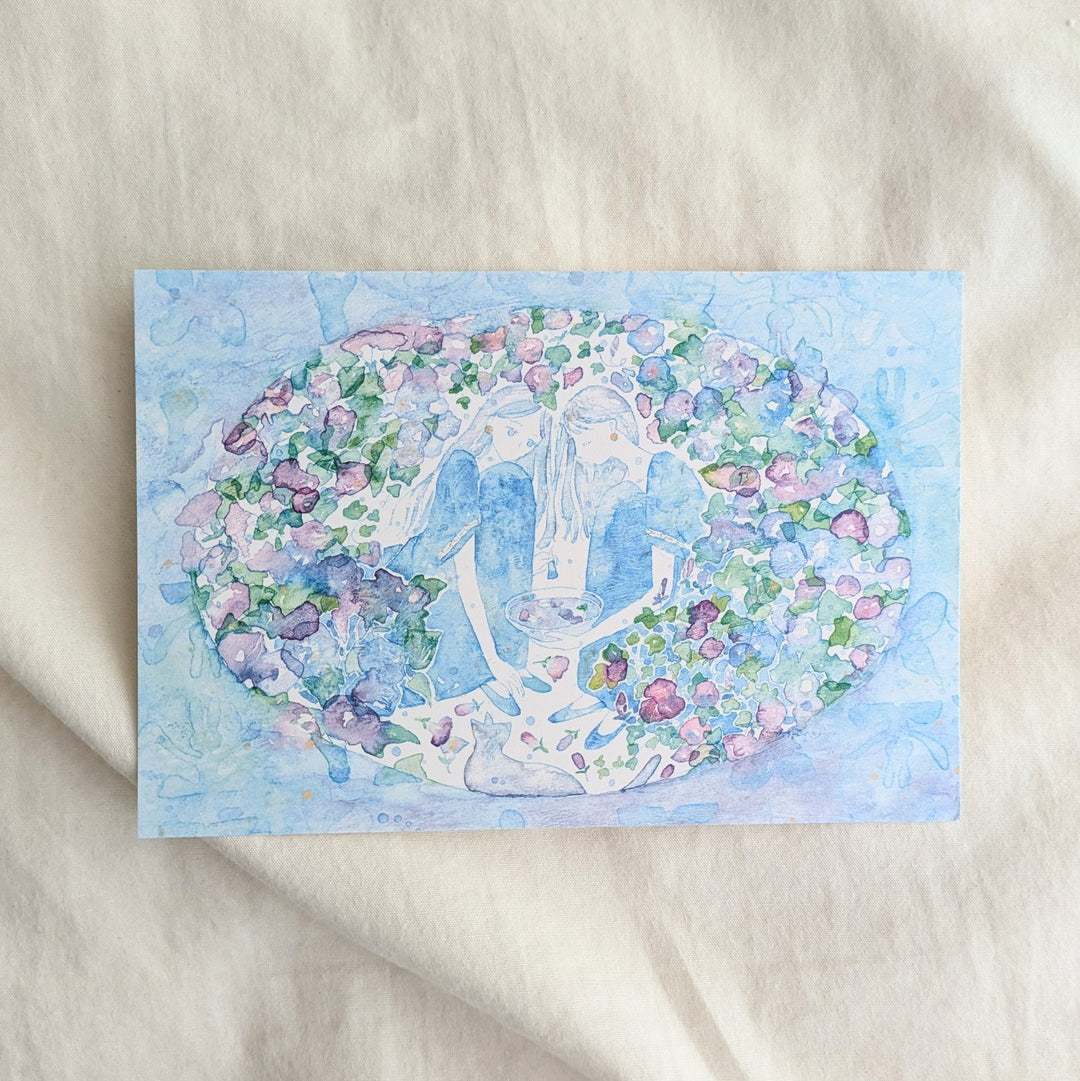 Miku Shimizu / Post Card -Let's make colored water