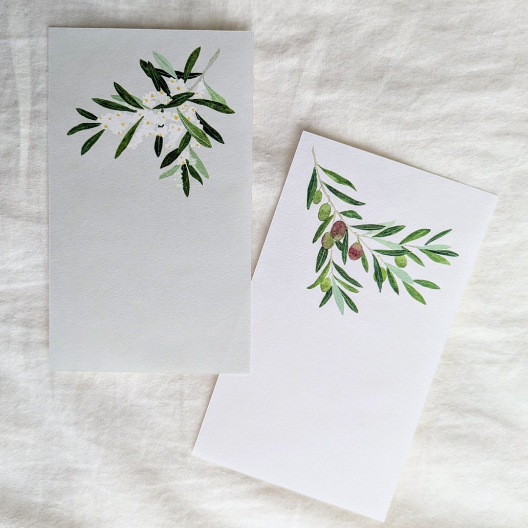 harukazeiro (吉田春香)/ Writing Paper -olive