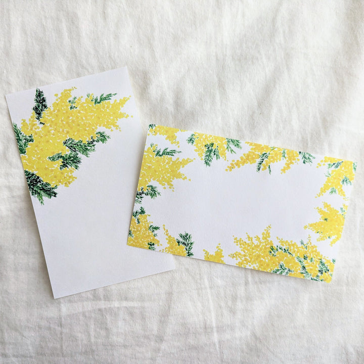 harukazeiro (吉田春香)/ Writing Paper -mimosa