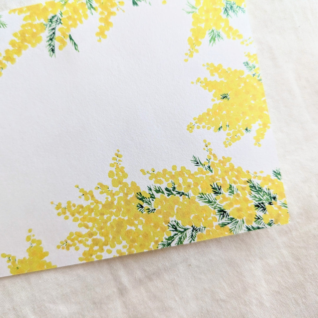 harukazeiro (吉田春香)/ Writing Paper -mimosa