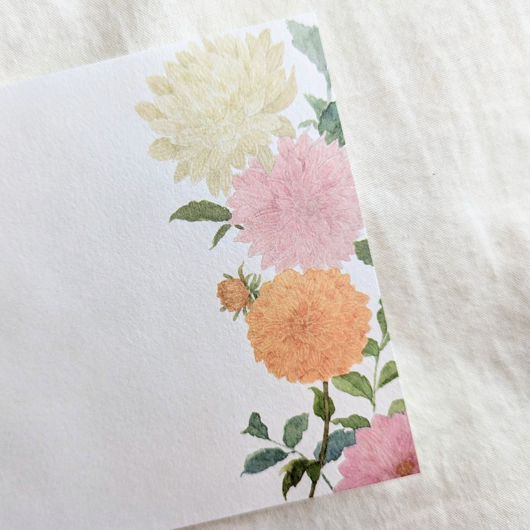 harukazeiro (吉田春香)/ Writing Paper -dahlia