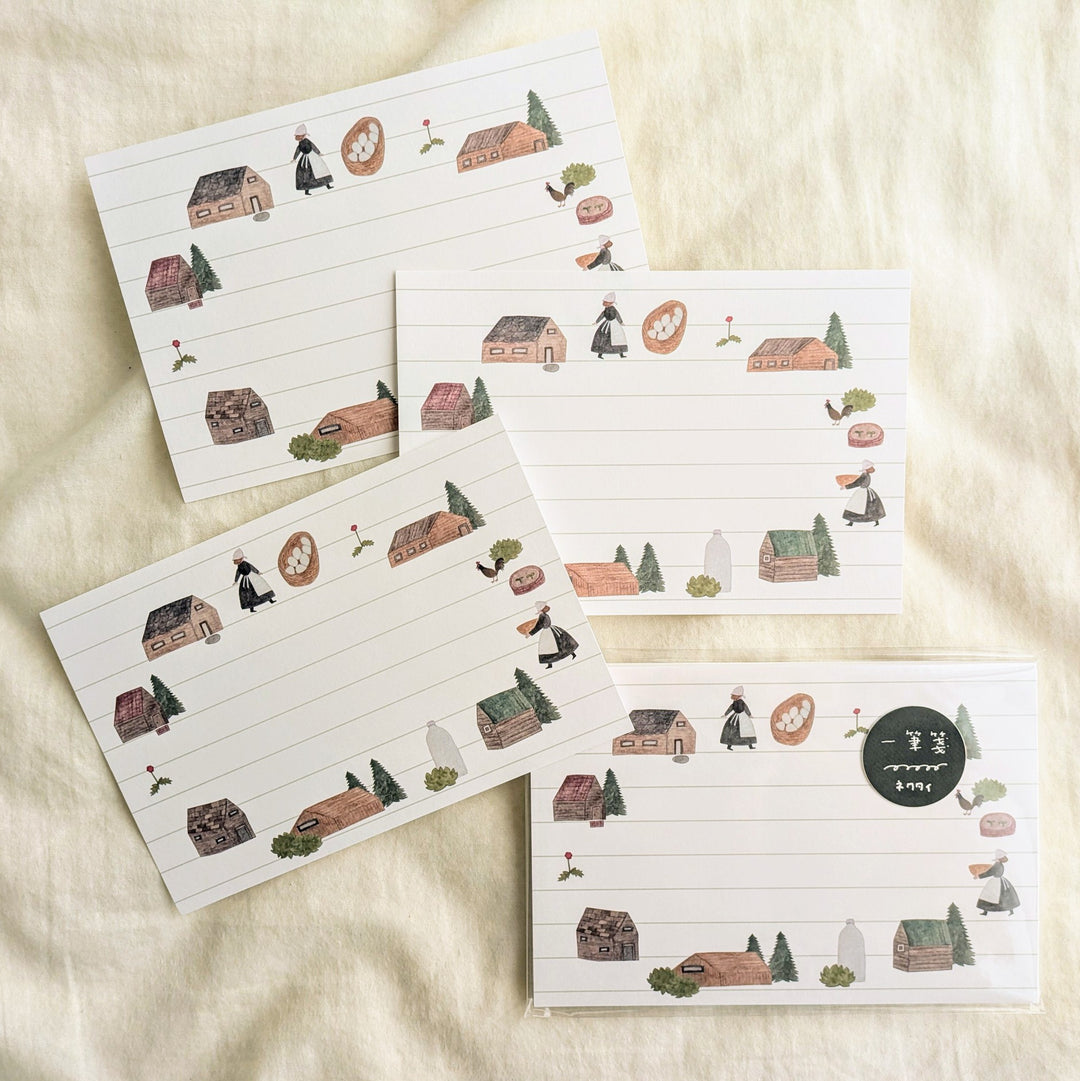 Necktie / 一筆箋 朝です（1cm罫線）