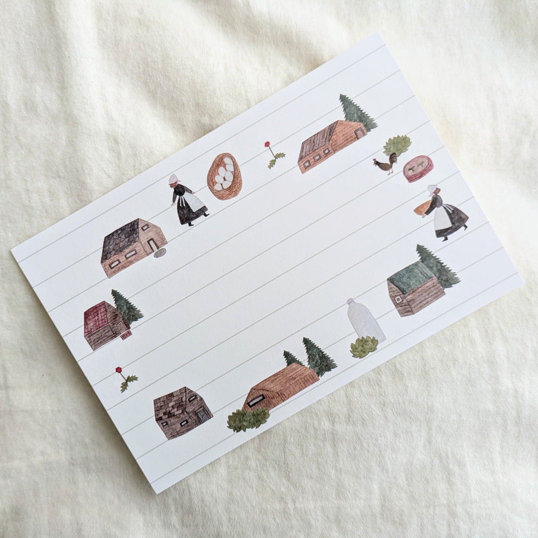 Necktie / 一筆箋 朝です（1cm罫線）