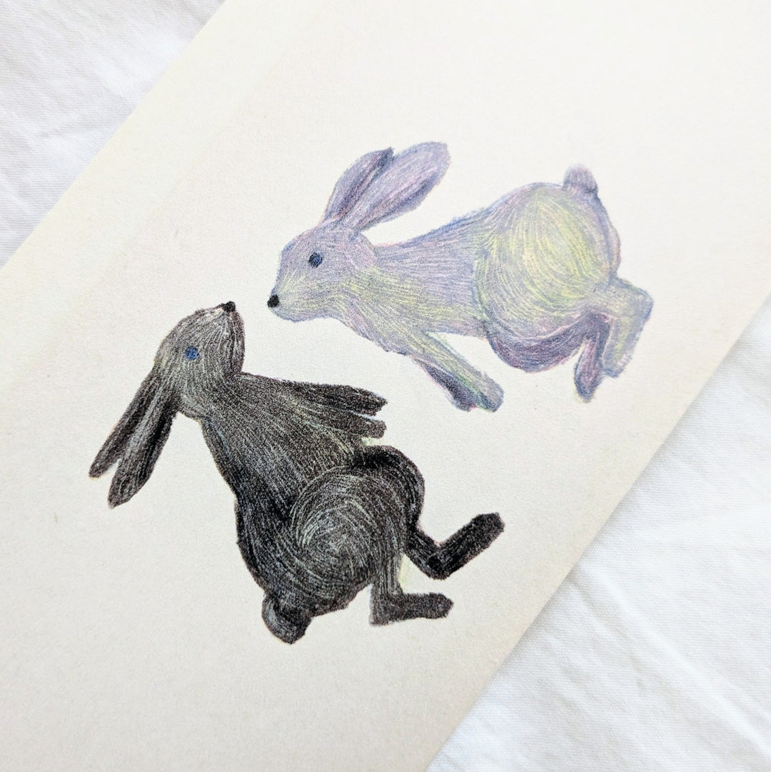 Yuko Omori / Note card -usagi