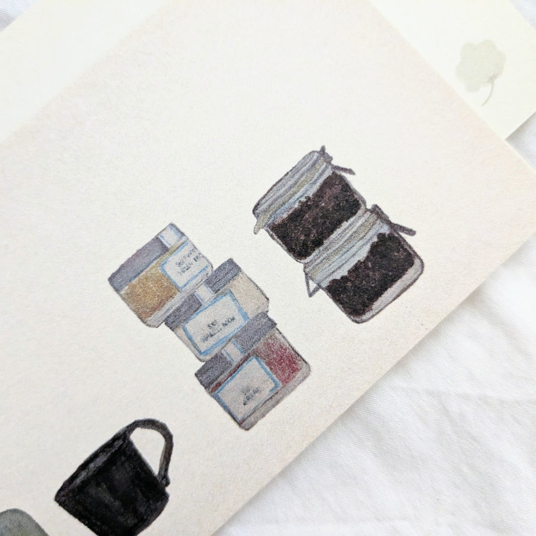 Note card -kurashi no dougu #2