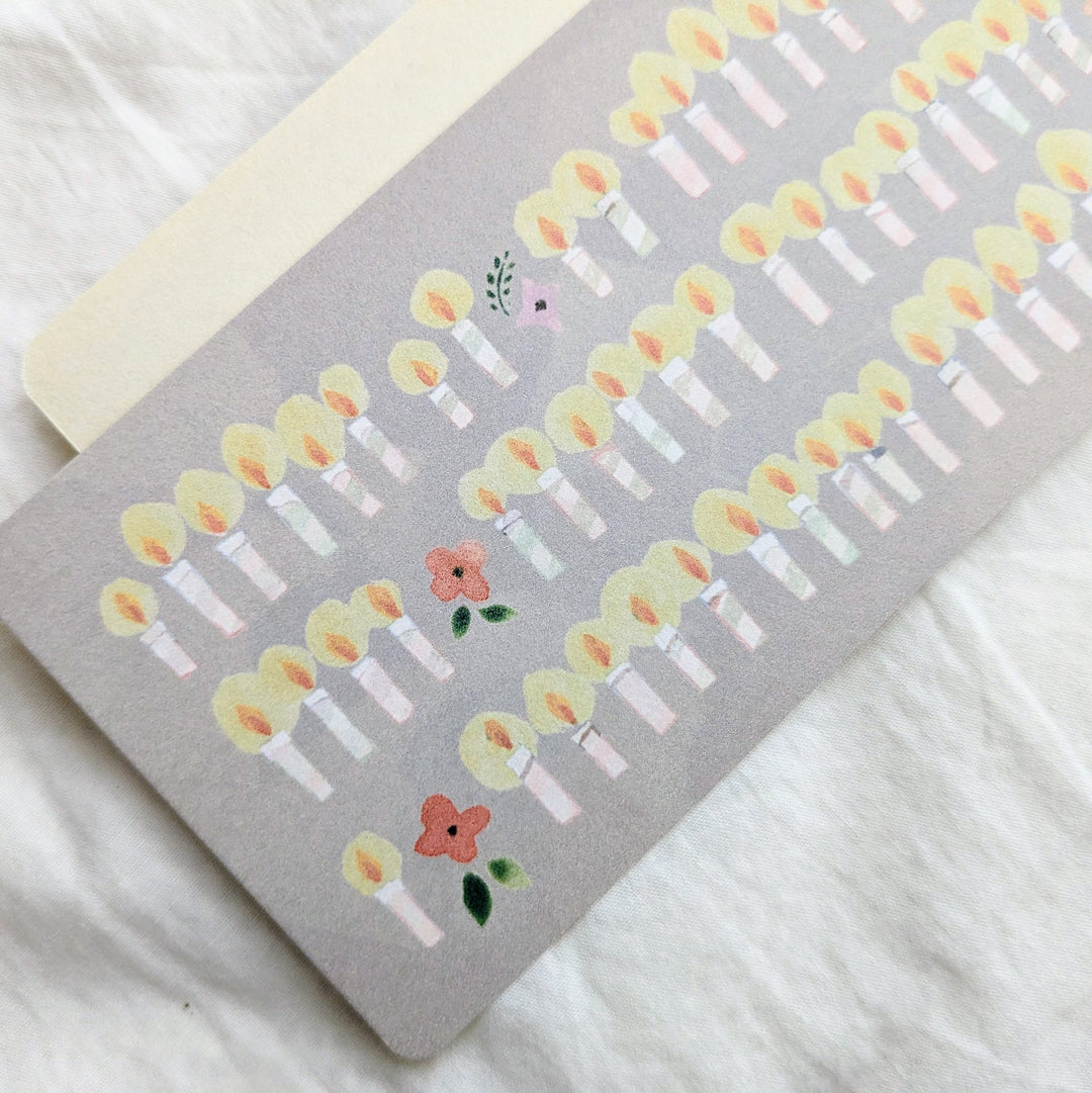 Yuko Omori / Note card -candle