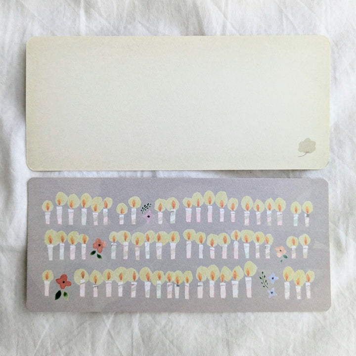 Yuko Omori / Note card -candle