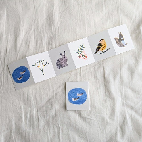 Itsuko Naka / Bellows fold card -Spring/Summer/Autumn/Winter