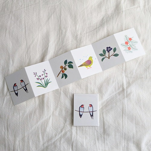 Itsuko Naka / Bellows fold card -Spring/Summer/Autumn/Winter