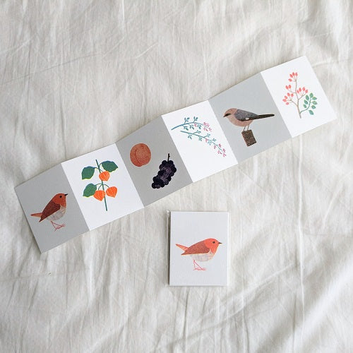 Itsuko Naka / Bellows fold card -Spring/Summer/Autumn/Winter