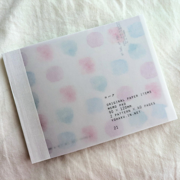Yohaku Memo Pad -Pallet M-130