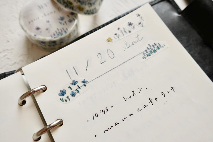 MA7stamp / Washi Tape -petit chamb fleure