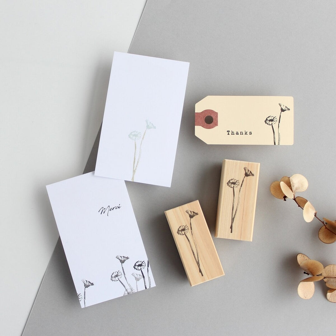 Rubber Stamps -Antique gerbera