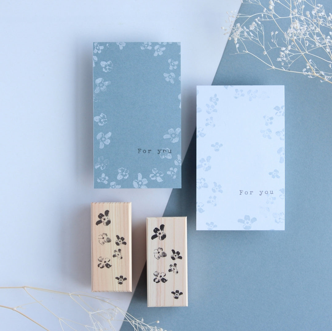 always smile... / Rubber Stamp -Dogwood