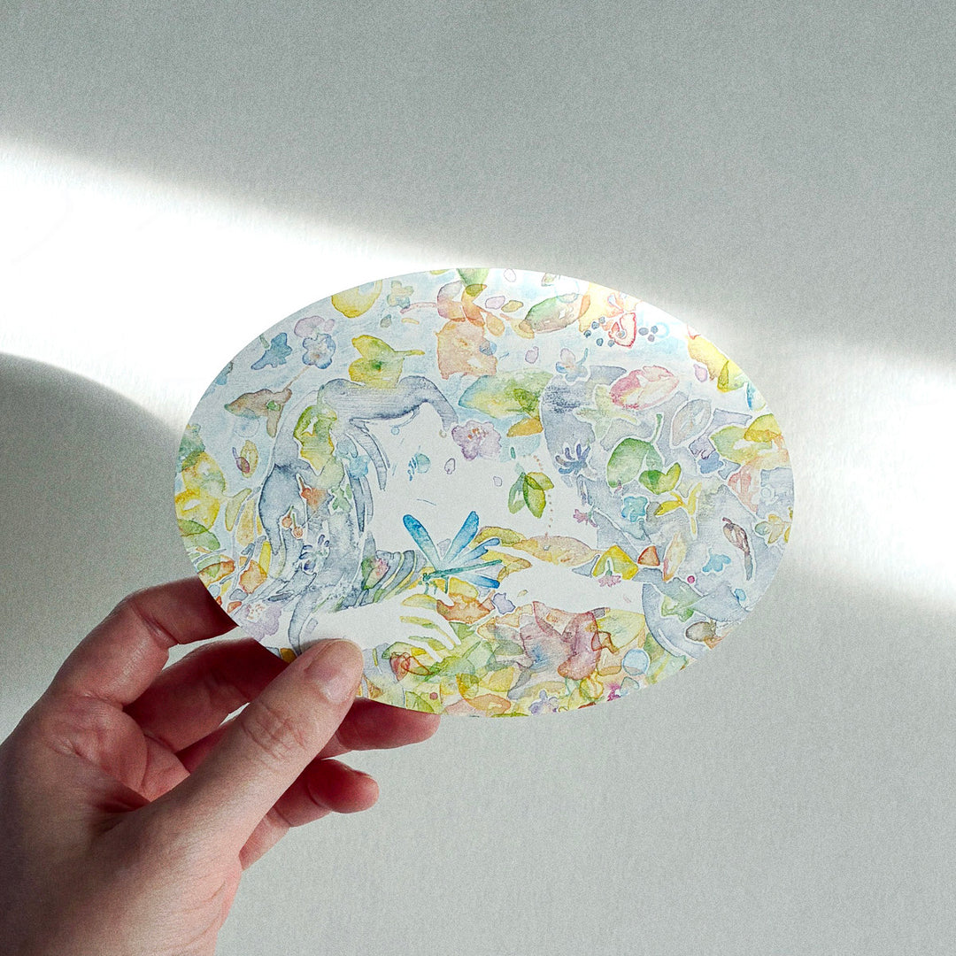 Miku Shimizu / Round card -I will be kind