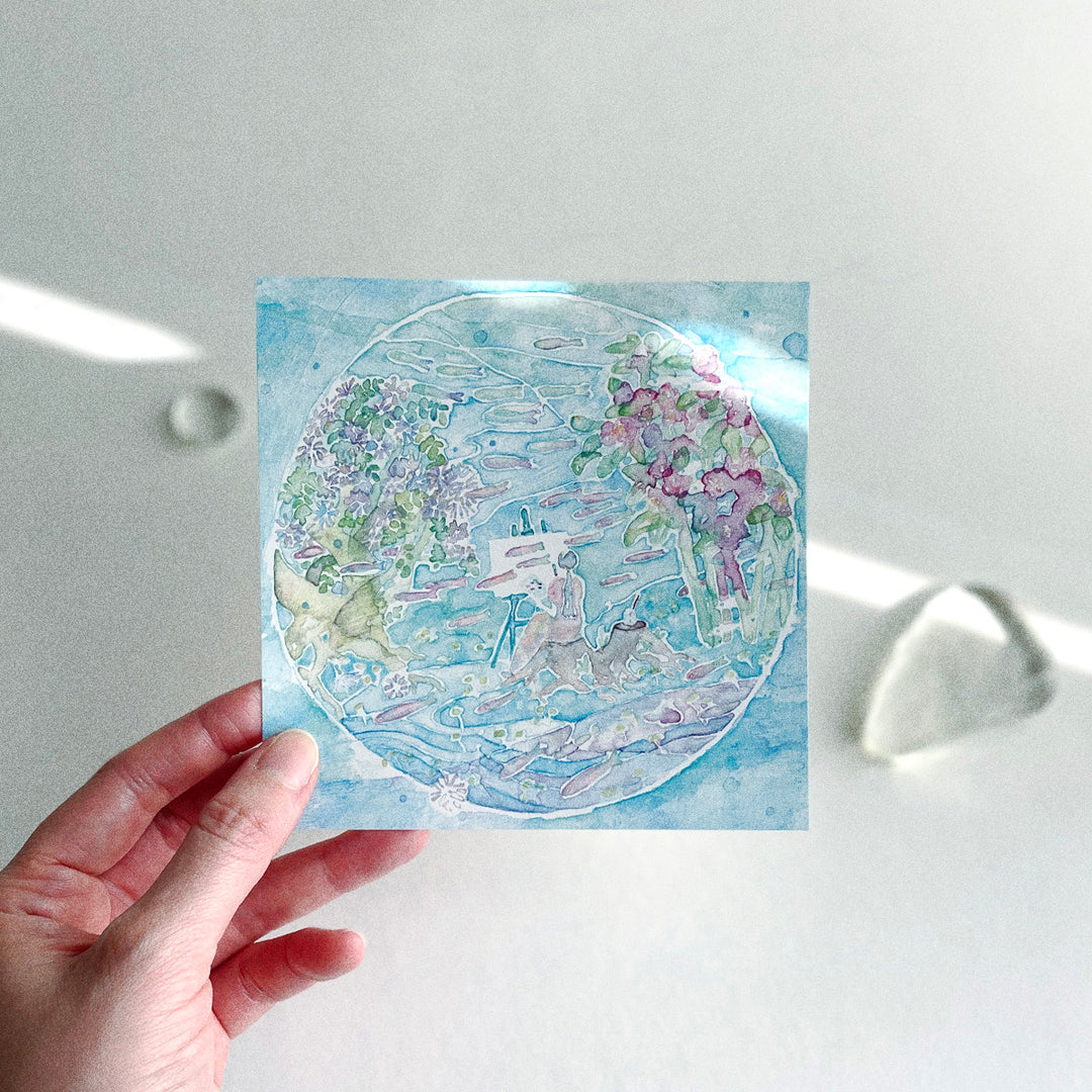 清水美紅 / 正方形カード -分からないから描こう