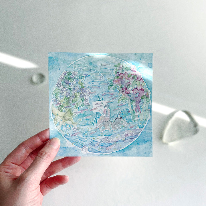 清水美紅 / 正方形カード -分からないから描こう