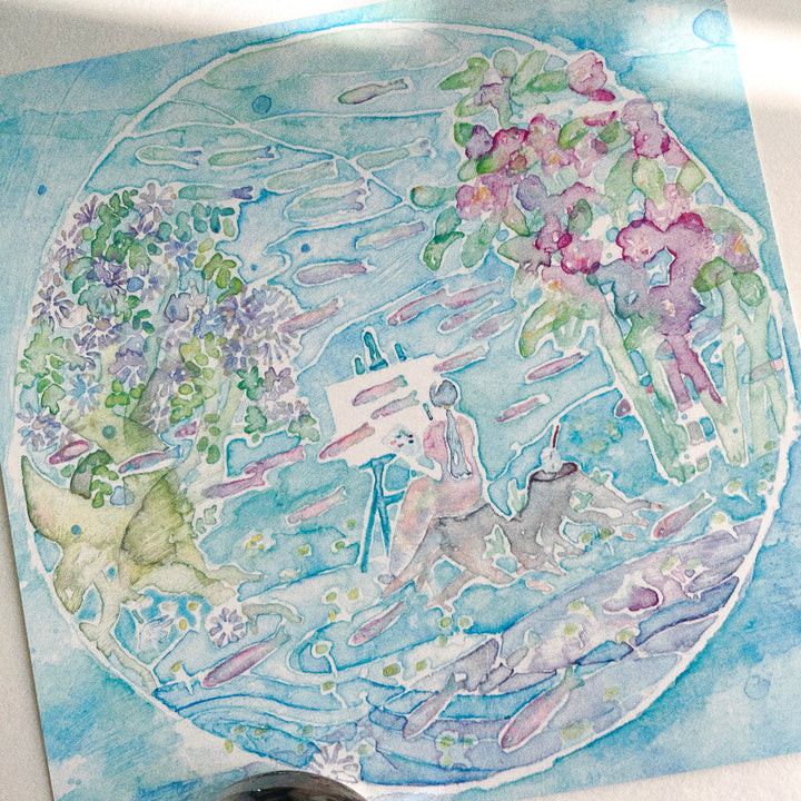 清水美紅 / 正方形カード -分からないから描こう