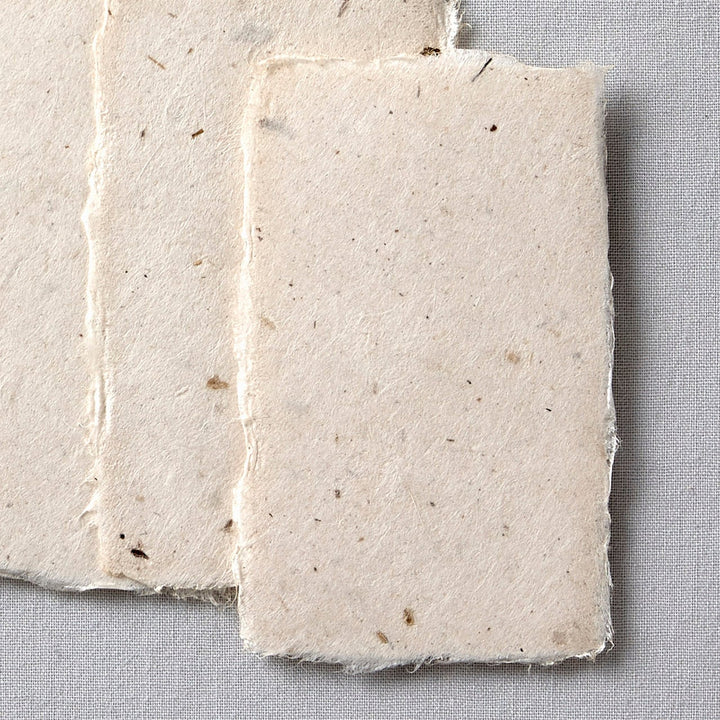 WACCA Handmade deckle edged washi paper card /KAMITSURE BU18