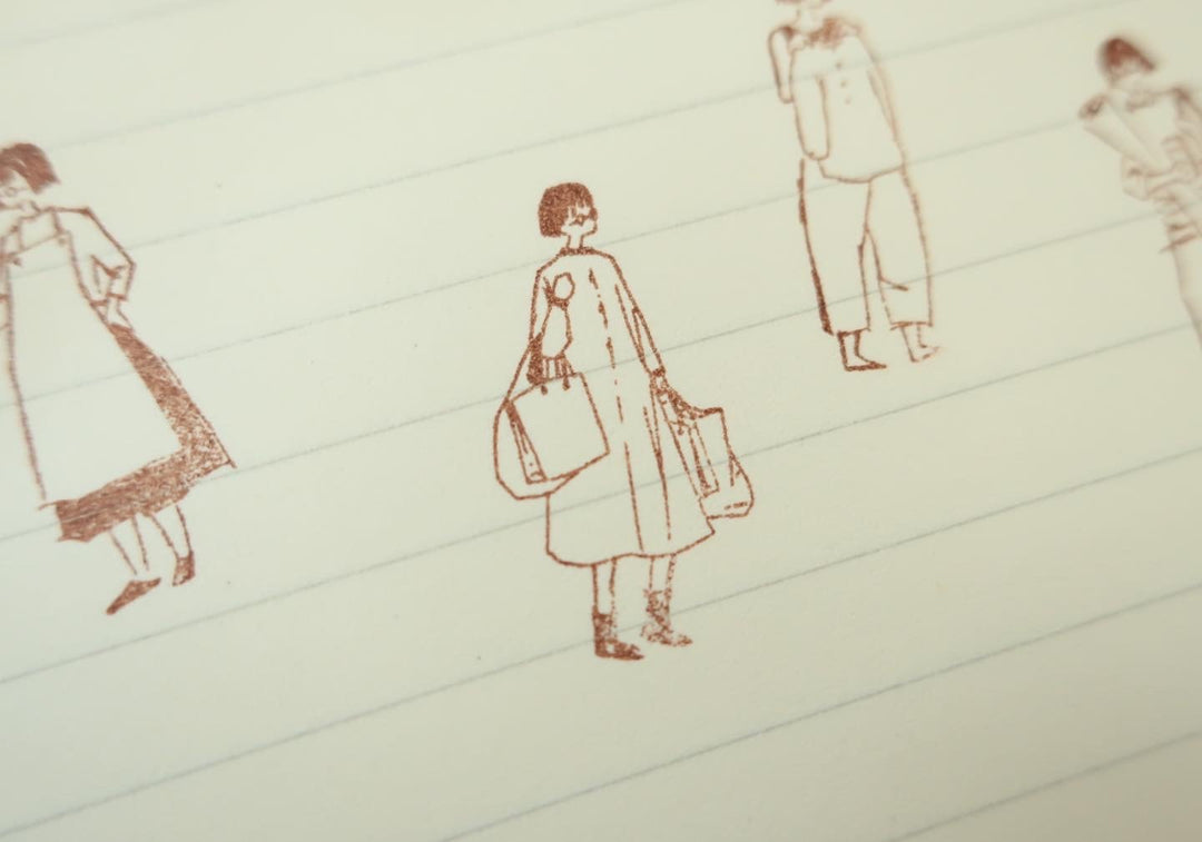 MA7stamp / Rubber Stamp -Fumiko with souvenirs