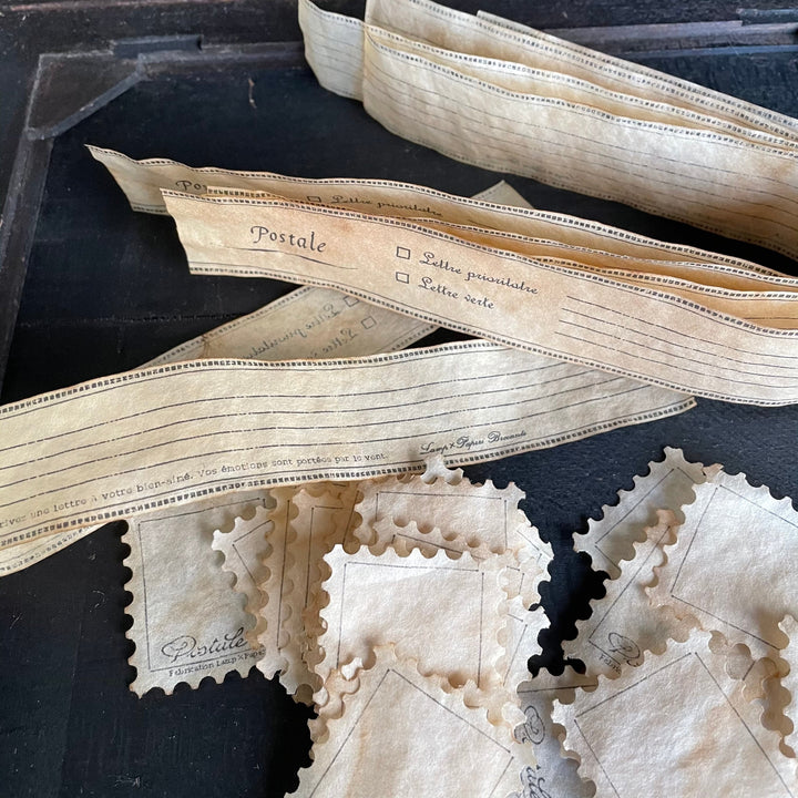 Lamp x Paperi Brocante / coffee dye lavel (Postale)