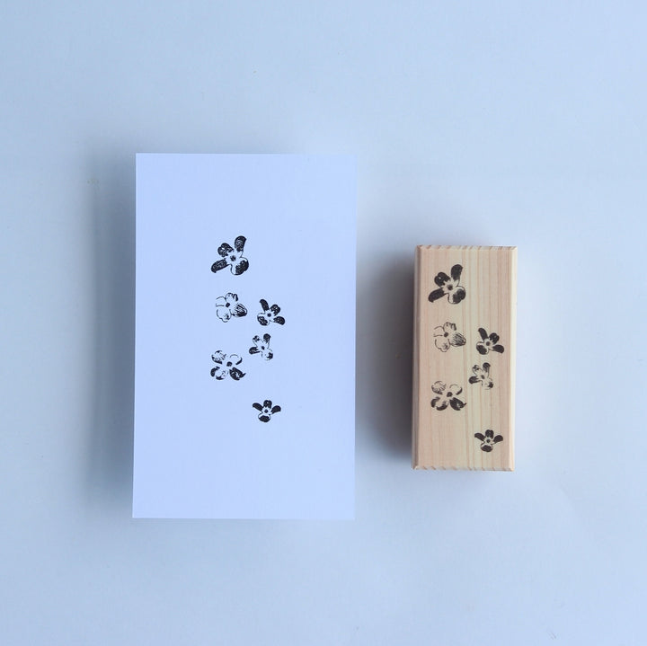 always smile... / Rubber Stamp -Dogwood