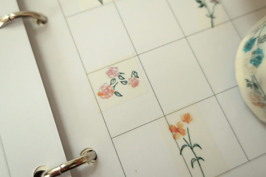 MA7stamp / Washi Tape -single flower