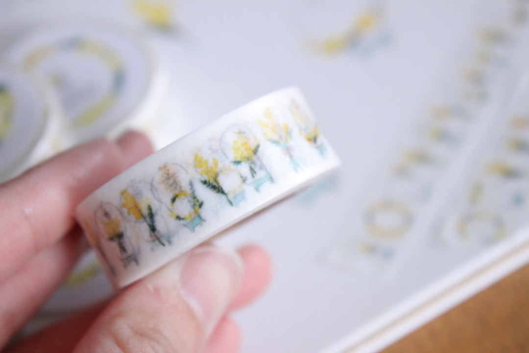 spica garden / Washi Tape -mimosa SM3