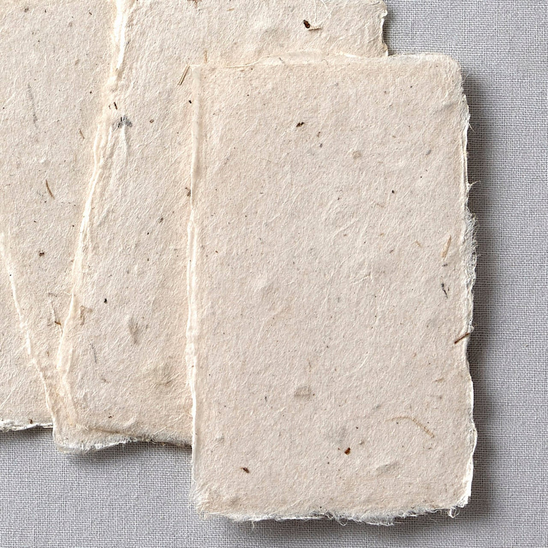 WACCA Handmade deckle edged washi paper card /KAMITSURE BU18