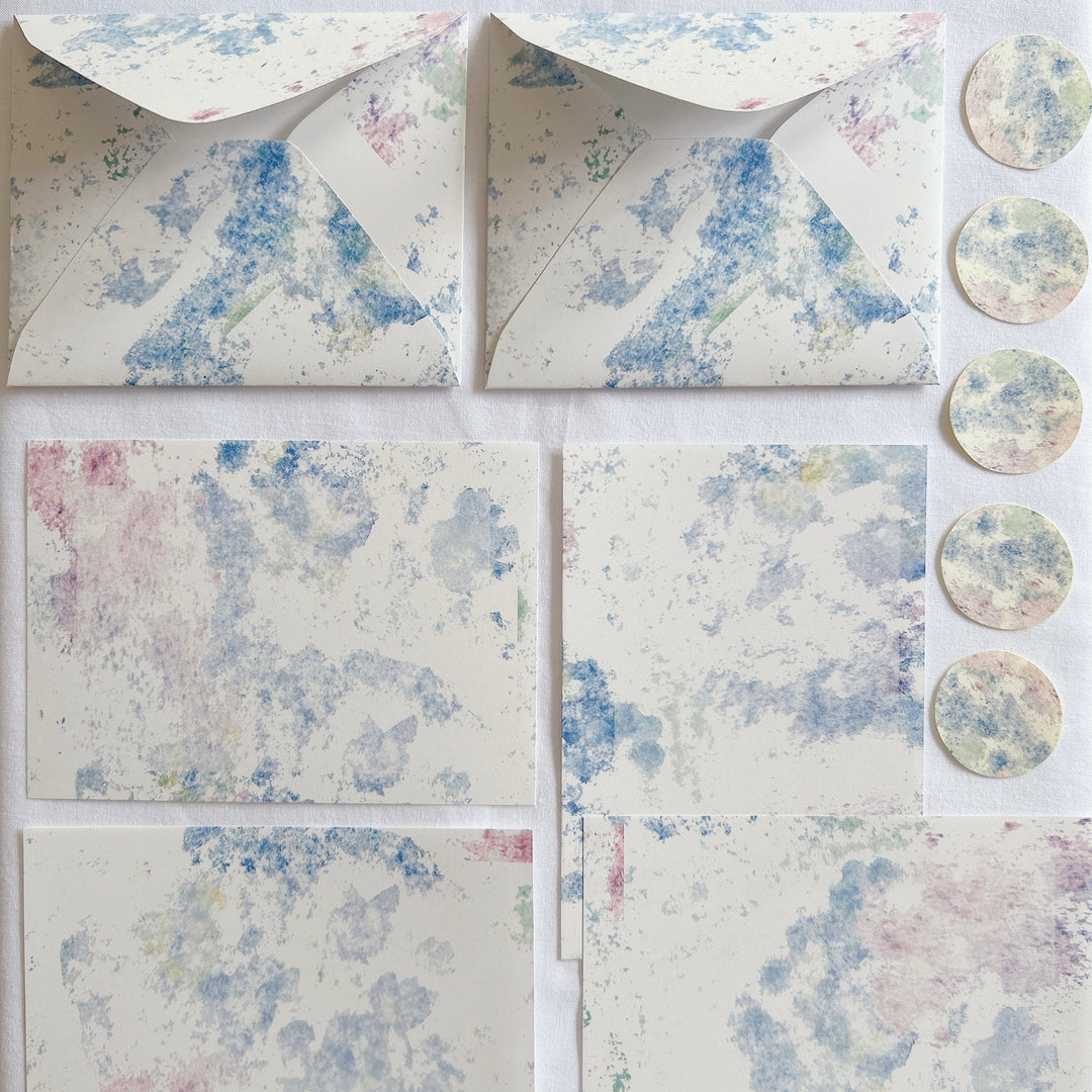 Kisetsu no Tegamiya / Mini Letter Set -Hydrangea on a rainy day