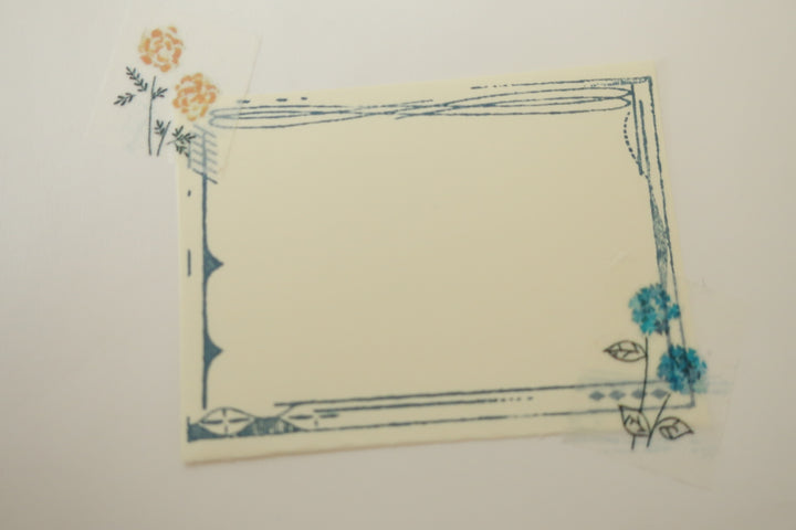 MA7stamp / Washi Tape -single flower