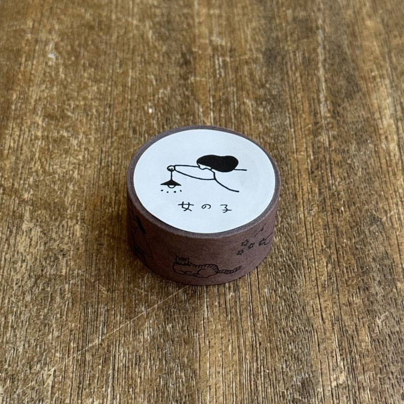 Necktie x mizushima / Washi Tape -Girl [MT-O]