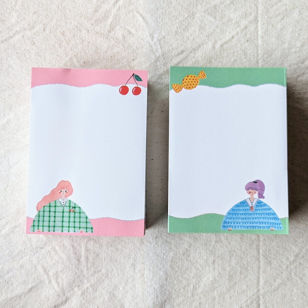 Cotori Cotori / Memo Pad -Popped up Girl (memo12)