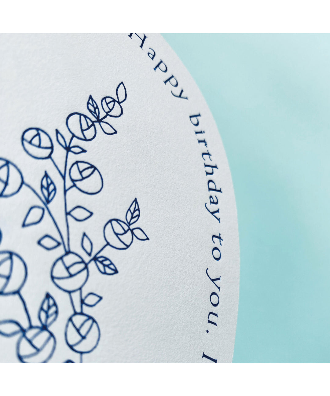 VIOLA / Birthday Card [Blue rose]