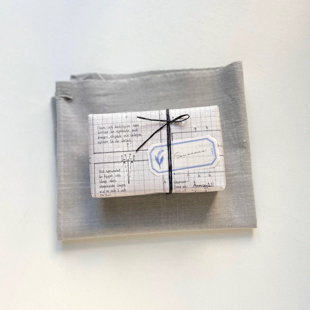 Hutte Paper Works / Tracing Paper Sticky Note -BLUEF LORAL series