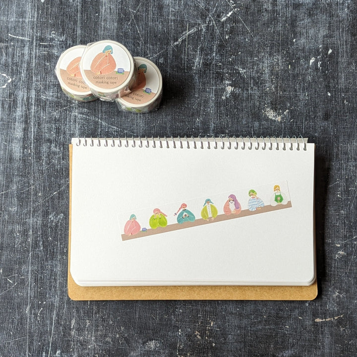 Cotori Cotori / Washi Tape -Girl at the Table (WashiTape14)