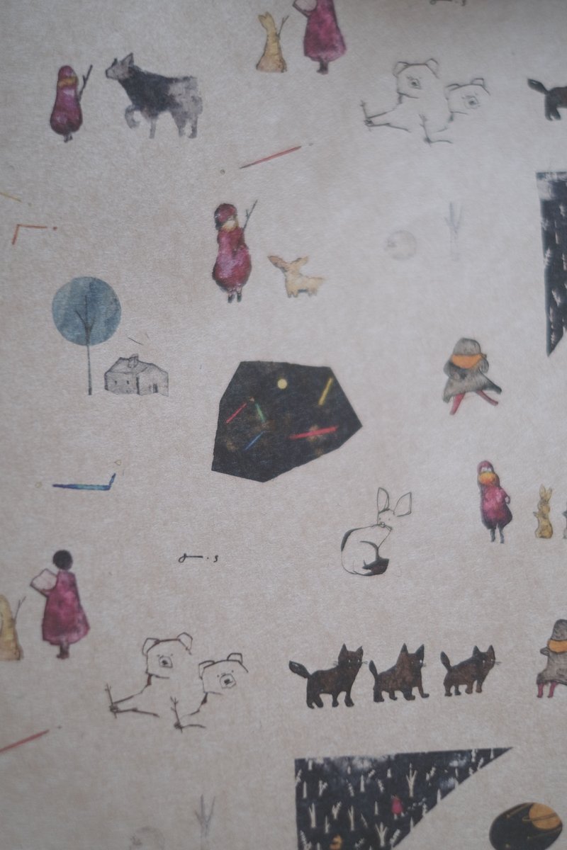 Jun Sasaki / Wrapping paper -Moon Signal