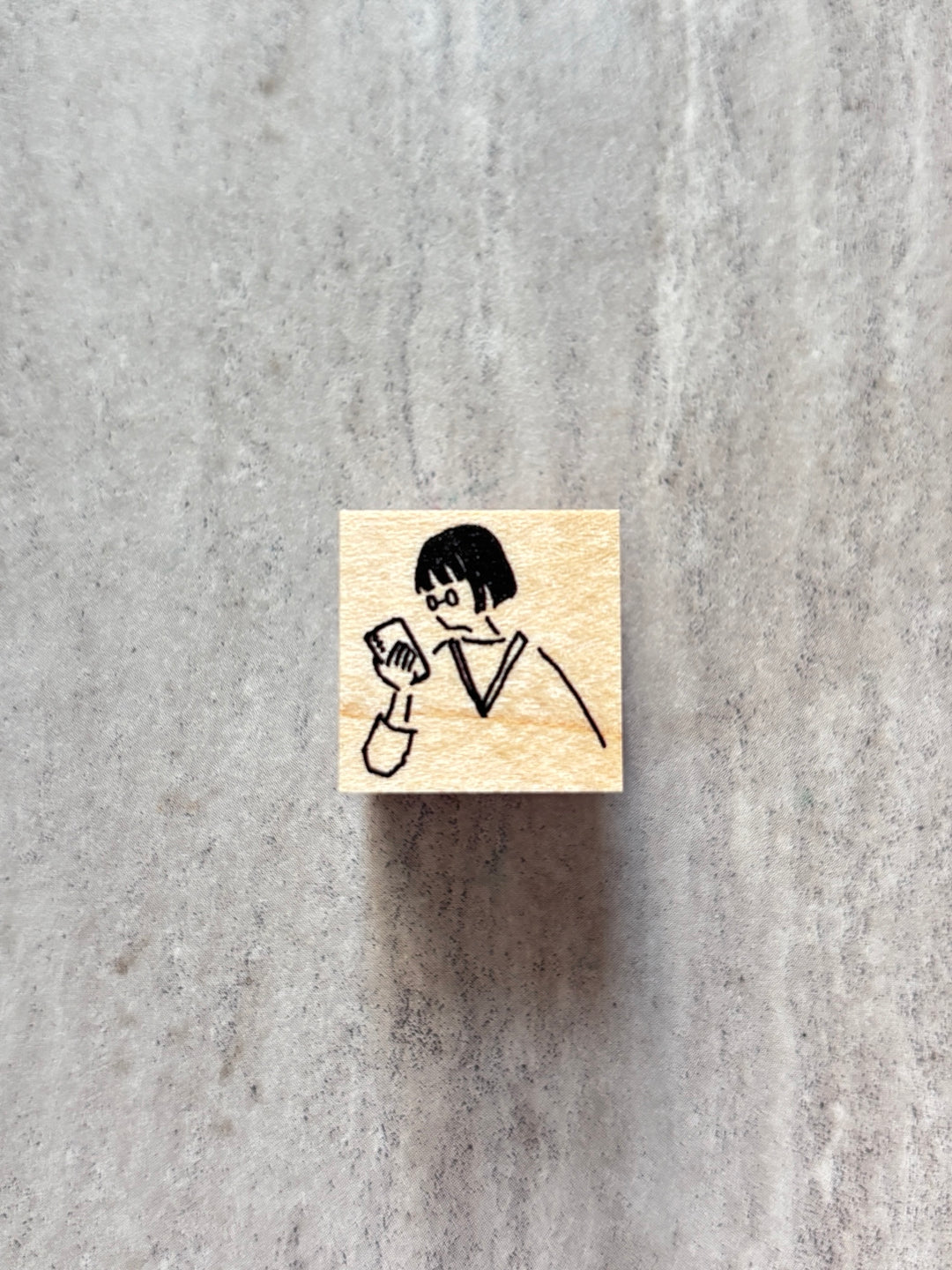 MA7stamp / Rubber Stamp -Smartphone Fumiko