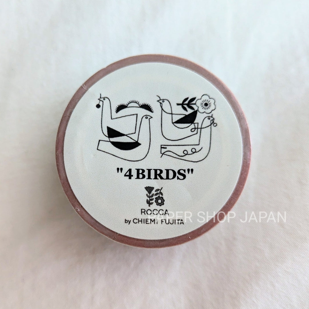 ROCCA / Washi Tape - 4 BIRDS