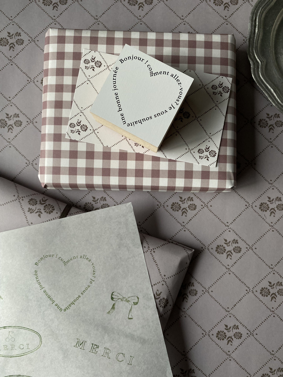 Mon petit artiste / Rubber Stamp -mon coeur