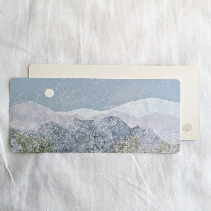 Yuko Omori / Note card -white moon